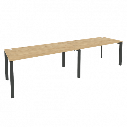 Рабочая станция на П-образном м/к ONIX O.MP-RS-2.4.8 Тиувуд Светлый/Антрацит_0