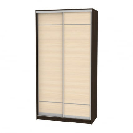 Шкаф-купе B-220х120х60-3(Венге-ДМ-D7D7)_0