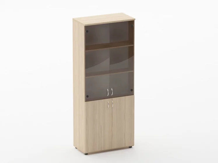 Шкаф высокий со стеклом Twin 16.16.131 Туя_0