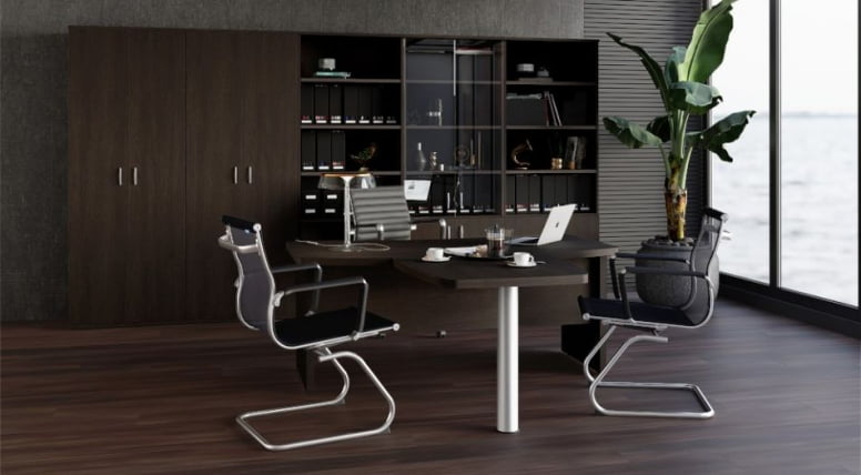 Стол руководителя Танго СТ9-R16R Венге_1