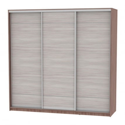 Шкаф-купе B-230х235х60-3(ЯШТ-ЯШС-D7D7D7)_0