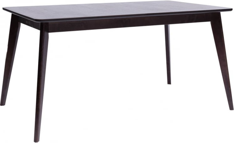 Стол обеденный Пегас 120x75 Эмаль белая Морилка Орех_2