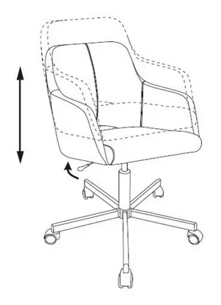 Кресло для оператора Бюрократ CH-380M Синий шторм 38-416_4
