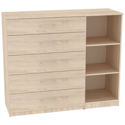 Комод Калисто(К41)1147х1352х468ручкарейлинг160мм(ЯАТ) / Калисто(K41)1147х1352х468ручкарейлинг160мм(ЯАТ)_1