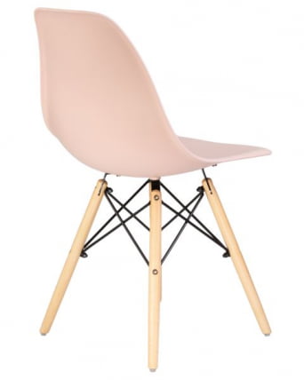 Стул обеденный DOBRIN DSW (ножки светлый бук, цвет светло-розовый (PK-02)) 4 шт_5