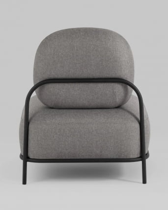 Кресло Стоун 1 рогожка Серый_9