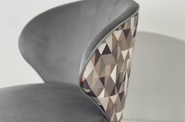 Стул Остин (серый (велюр)/черный)_3