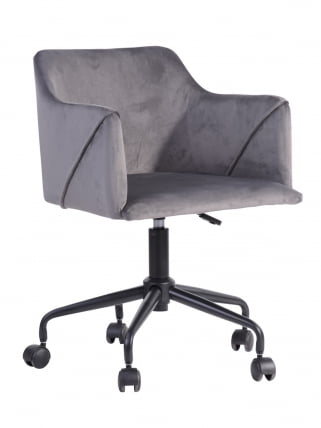 Стул офисный Jamal велюр Серый_1