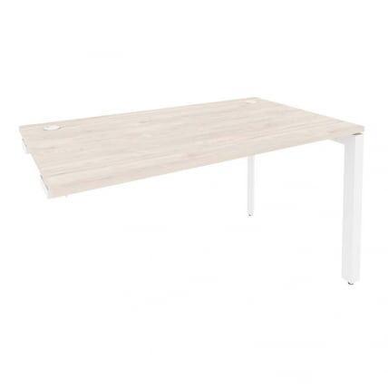 Стол-приставка на П-образном м/к к опорным элементам ONIX O.MP-SPR-3.8 Денвер Светлый/Белый_0