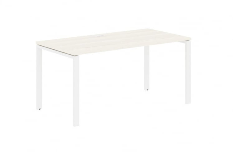 Стол письменный EDIS EUST 1580 Ясень Траун Белый_0