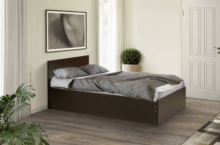 Кровать на уголках №4 1400*1900 Венге_0