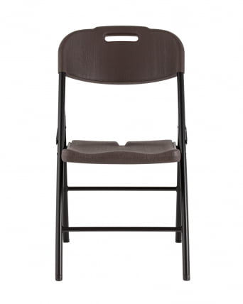 Стул складной банкетный коричневый под дерево_1