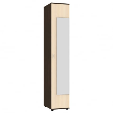 Шкаф распашный Алиса (H1_M) 2230х400х540 ручка скоба 96мм (Венге-ДМ)_0