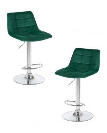 Стул барный DOBRIN TAILOR (зеленый велюр (MJ9-88)) 2 шт_0
