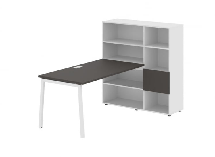 Рабочая станция EDIS ELRST 1215 Мокко Белый Белый_0