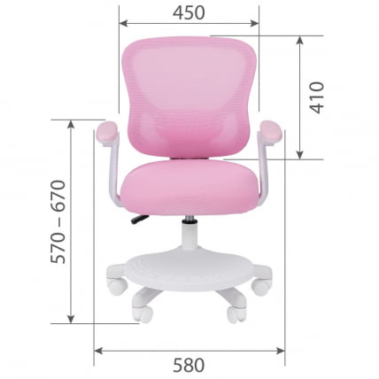 Детское кресло CHAIRMAN KIDS CH106 Розовый_4