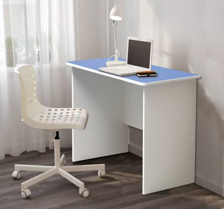 Стол компьютерный №8 Белый/Желтый_0