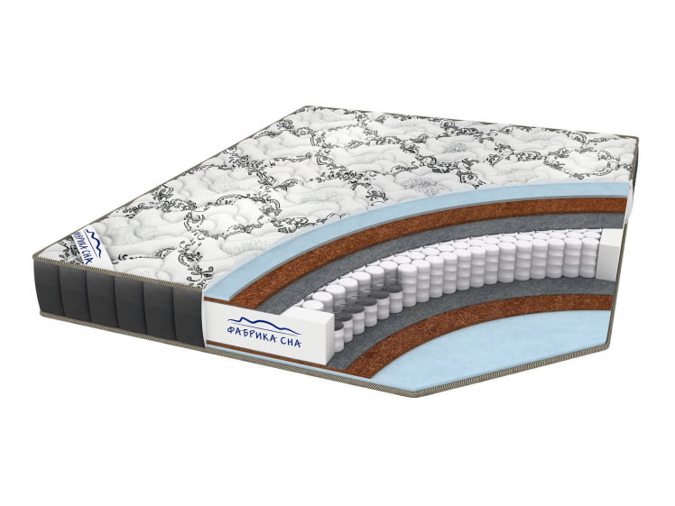 Матрас Меркурий в ткани Black and White (90*195) 80x190_0