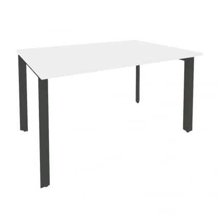 Стол переговорный (1 столешница) ONIX O.MP-PRG-1.3 Белый Бриллиант/Антрацит_0