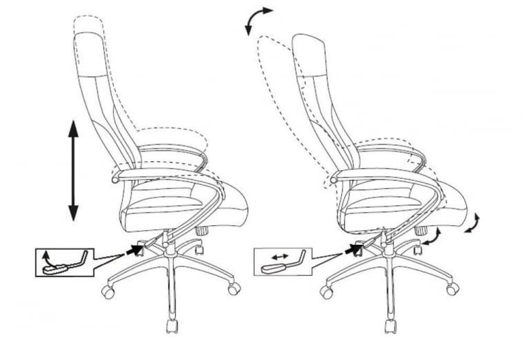 Кресло руководителя Бюрократ CH-608Fabric темно-синий Velvet 29_7