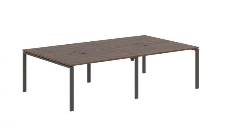 Бенч-система 4-местная EDIS EUWST 2716 Дуб Денвер темный Мокко_0