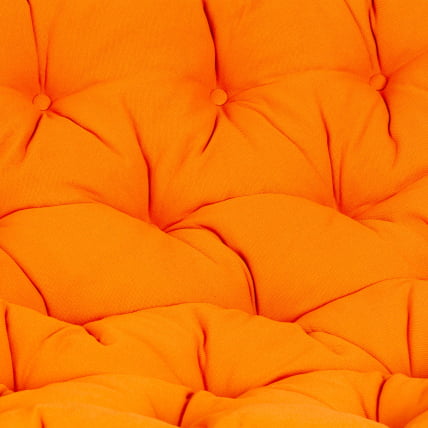 Диван MAMASAN/МАМАСАН 23/02 W /с подушкой/ подушка 182х119 см, 169х102х80 см, Honey (мед), ткань, оранжевый, С 23_7