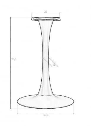 Подстолье обеденное DOBRIN JIM BLACK_3