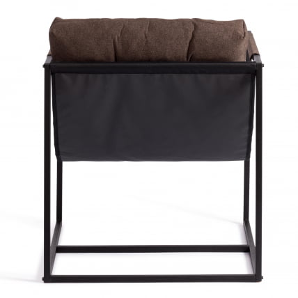 Кресло Charli/Чарли рогожка, коричневый, 3М7-147, 70х70х84 см_6