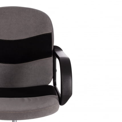Кресло BAGGI PA флок , серый/черный, 29/35_5