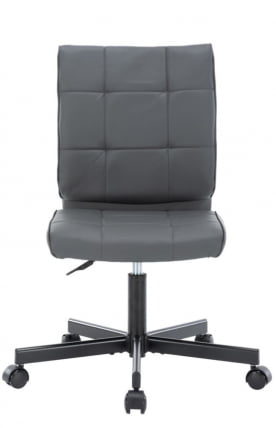 Кресло для персонала Everprof EP-300 Экокожа Серый_1