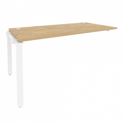 Наборный элемент рабочей станции на П-образном м/к ONIX O.MP-1.NRS-4.8 Тиквуд Светлый/Белый_0