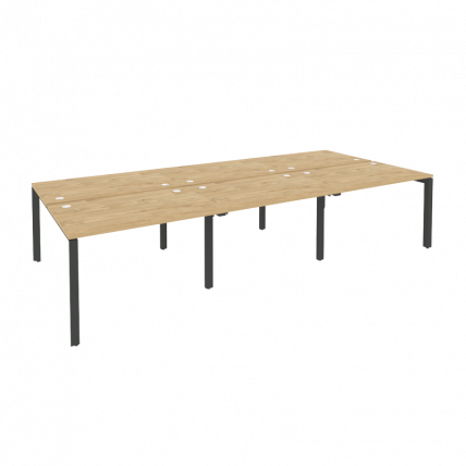 Рабочая станция на П-образном м/к ONIX O.MP-D.RS-6.2.8 Тиквуд Светлый/Антрацит_0