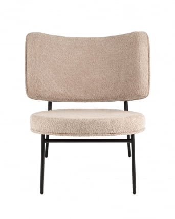 Кресло District Lounge букле Капучино_1