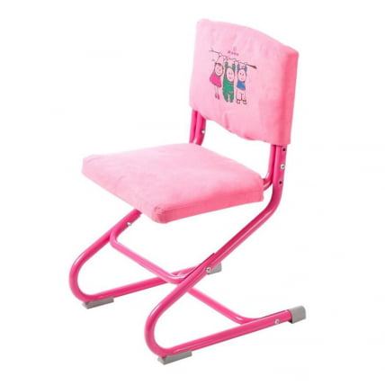 Чехол для стула Замша Розовая_1