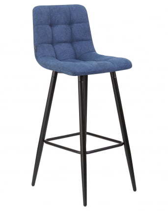 Стул барный DOBRIN NICOLE Синяя ткань UF860-14B_1