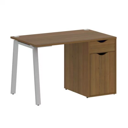 Стол письменный HOME OFFICE VR.SP-3-118.1.A Орех Гварнери/Серый металл_0