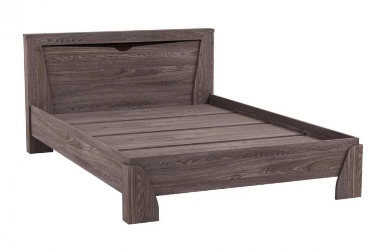 Кровать 1200 Лючия 33.08 с настилом Ясень анкор темный Венге_1