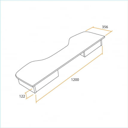 Надстройка StrikeTop (120) NEO black/red, черный/красная кромка_5