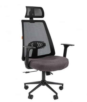 Кресло руководителя CHAIRMAN 535 BLACK Серый_0