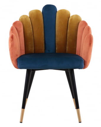 Кресло Камелия велюр Сине-зеленый_3