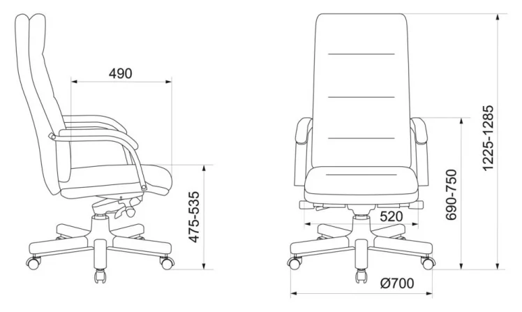 Кресло руководителя Бюрократ T-9927WALNUT Горчичный_12