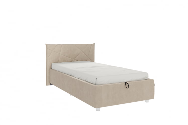 Кровать 0.9 Бест КМ0.9-15 КМ0.9-15 капучино (велюр)_3