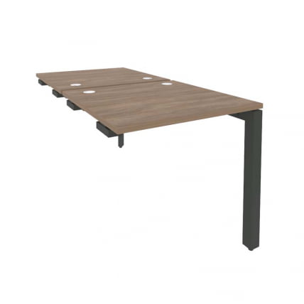 Стол-приставка двойной на П-образном м/к к опорным элем. ONIX O.MP-D.SPR-0.8 Дуб Аризона/Антрацит_0