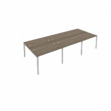 Рабочая станция на 6 раб.места Metal System Б.СМ-6.2 Вяз/Серый_0