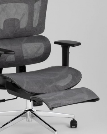 Кресло офисное TopChairs Nimbus серый_18