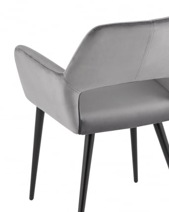 Стул Денди велюр Серый_6