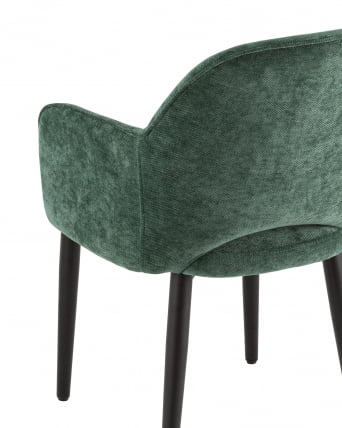 Стул Венера шенилл Зеленый_5