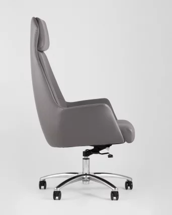 Кресло руководителя ТопЧаирс Викинг Серое / TopChairs Viking_4