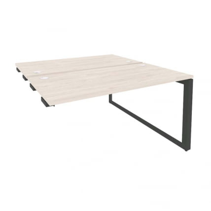 Стол-приставка двойной на О-образном м/к к опорым элем. ONIX O.MO-D.SPR-3.7 Денвер Светлый/Антрацит_0