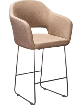 Стул полубарный Oscar (ПБ) Браун/Линк_0